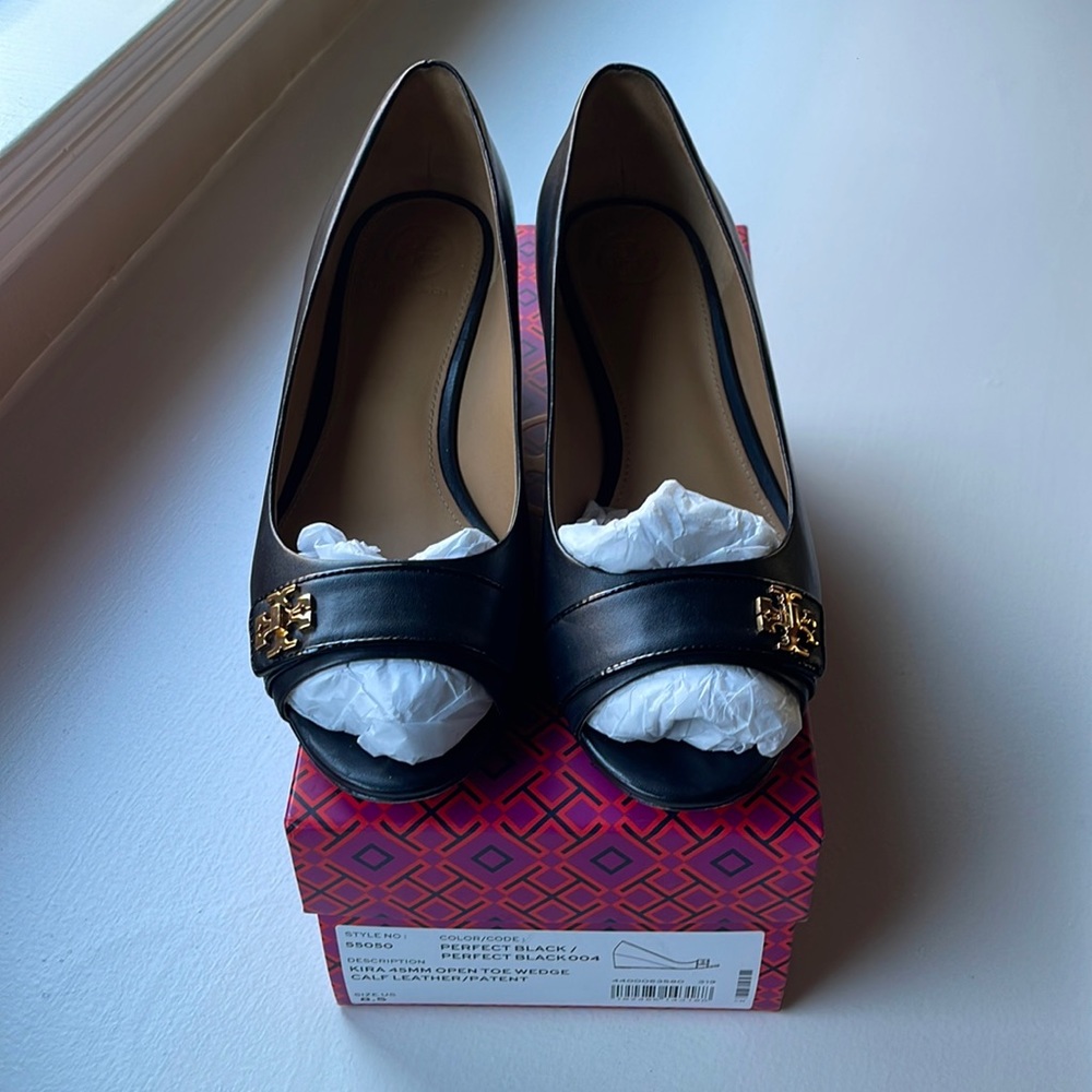Tory Burch Kira Open Toe Wedge
